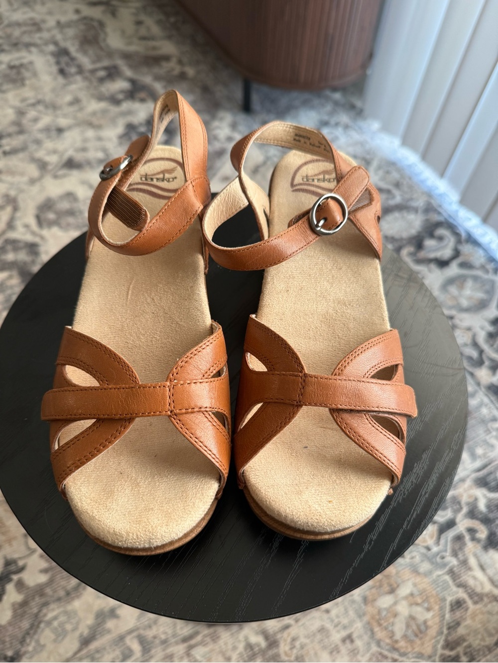 Dansko Season Sandal in Camel EU 38